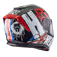 Casco NOS NS 10 Heavy negro rojo