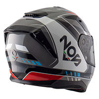 Nos Ns 10 Mig Helmet Red Blue - 2