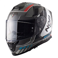 Casco Nos Ns 10 Mig Rosso Blu