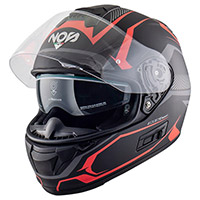 Casco NOS NS 7F Douglas rojo mate