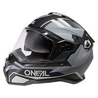 Casco O Neal D-srs Square V.22 Nero Grigio