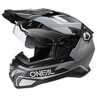 Casco O Neal D-srs Square V.22 Nero Grigio