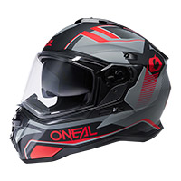 O Neal D-srs Square V.22 Helmet Black Red