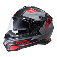 Casco O Neal D-srs Square V.22 Nero Rosso