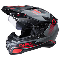 Casco O Neal D-srs Square V.22 Nero Rosso