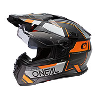OニールD-SRSスクエアV.23ヘルメットオレンジ