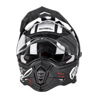 Casque O'Neal Sierra 2 Torment V.22 noir blanc - 2