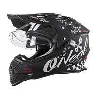 Casco O Neal Sierra 2 Torment V.22 Nero Bianco
