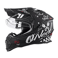 O Neal Sierra 2206 Torment Helmet Black White