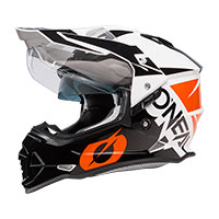 OニールシエラR V.23ヘルメットブラックオレンジ