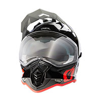 O Neal Sierra R V.23 Helmet Grey Black Red