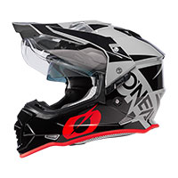 O Neal Sierra R V.23 Helmet Grey Black Red