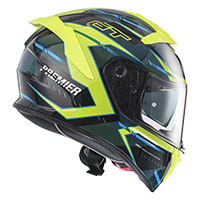 Casque Premier Devil 22.06 Ev 6 Bleu Jaune