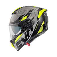 Premier Evoluzione Pr 11 Helmet Grey Yellow - 3