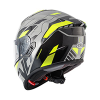 Premier Evoluzione Pr 11 Helmet Grey Yellow - 4