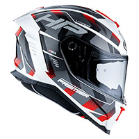 Casco Premier Hyper 22.06 HP 2 blanco rojo negro