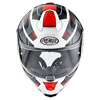 Casco Premier Hyper 22.06 HP 2 blanco rojo negro - 3