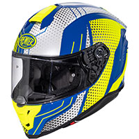 Casque Premier Hyper BP 12 bleu jaune