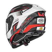 Premier Hyper Carbon 22.06 Tk 92 Helmet White Red - 3