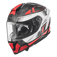 Casque Premier Hyper Carbon 22.06 TK 92 blanc rouge