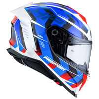 Casque Premier Hyper HP 12 bleu blanc rouge - 3