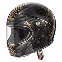 Casque Premier Trophy Carbon Nx Gold Chromed 22.06