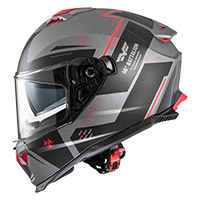 Casco Premier Typhoon BA 17 BM rojo - 2