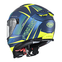 Premier Typhoon Fr 12 Bm Helmet Blue Yellow - 3