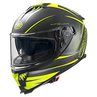 Premier Typhoon FR 12 BM Helm blau gelb