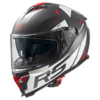 Casque Premier Typhoon FR 92 BM rouge noir