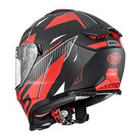 Premier Typhoon FR 92 BM Helm rot schwarz - 3