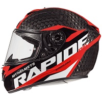 Mt Helmets Rapide Pro Carbon Kid C5 negro rojo