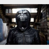 HJC RPHA 11 Punisher Marvel Helm - 5