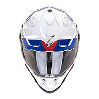 Casco Scorpion Adf-9000 Air Desert Bianco Blu Rosso - img 2