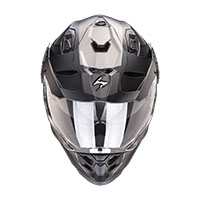 Casco Scorpion Adf-9000 Air Trial Nero Argento - img 2