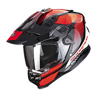 スコーピオン ADF-9000 エア トライアル ヘルメット ブラック レッド