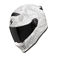 Casque Scorpion Covert Fx Dragon Gris Clair