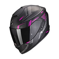 Scorpion Exo 1400 Evo Air Shell Black Matt Pink Lady