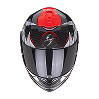 Casque Scorpion Exo-1400 Carbon Air Aranea rouge - 2