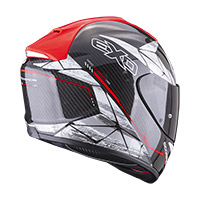 Casco Scorpion Exo-1400 Carbon Air Aranea rojo - 3