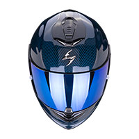 Scorpion Exo 1400 Evo Carbon Air Solid Bleu