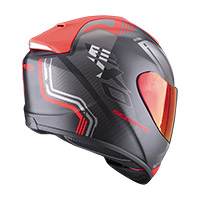 Casque Scorpion Exo 1400 Air Corsa noir rojo - 3