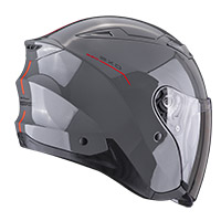 Casco Scorpion Exo 230 SR gris rojo - 3