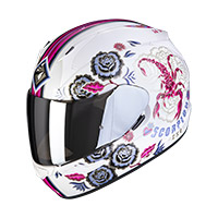 Scorpion Exo 390 Chica 2 Helmet White Pink Lady
