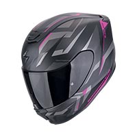 Scorpion Exo 391 Aaxo Helmet Black Matt Pink Lady
