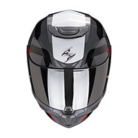 Scorpion EXO 391 Arok Helm grau rot schwarz - 2