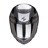 Casco Scorpion EXO 391 Arok gris rojo negro - 2