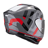 Scorpion EXO 391 Arok Helm grau rot schwarz - 3