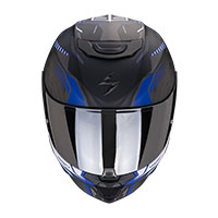 Scorpion Exo 391 Haut Helmet Black Matt Blue - 2
