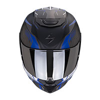 Casque Scorpion EXO 391 Haut noir mat bleu - 2